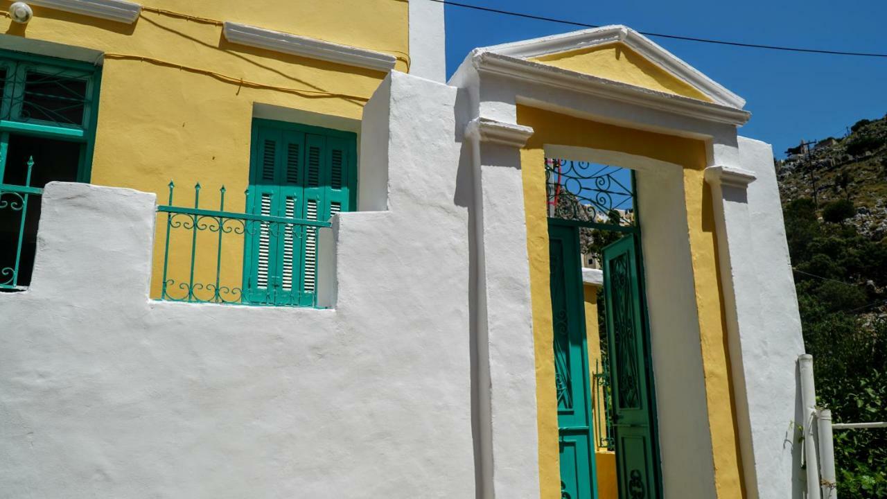 Symi Fos House Villa Bagian luar foto