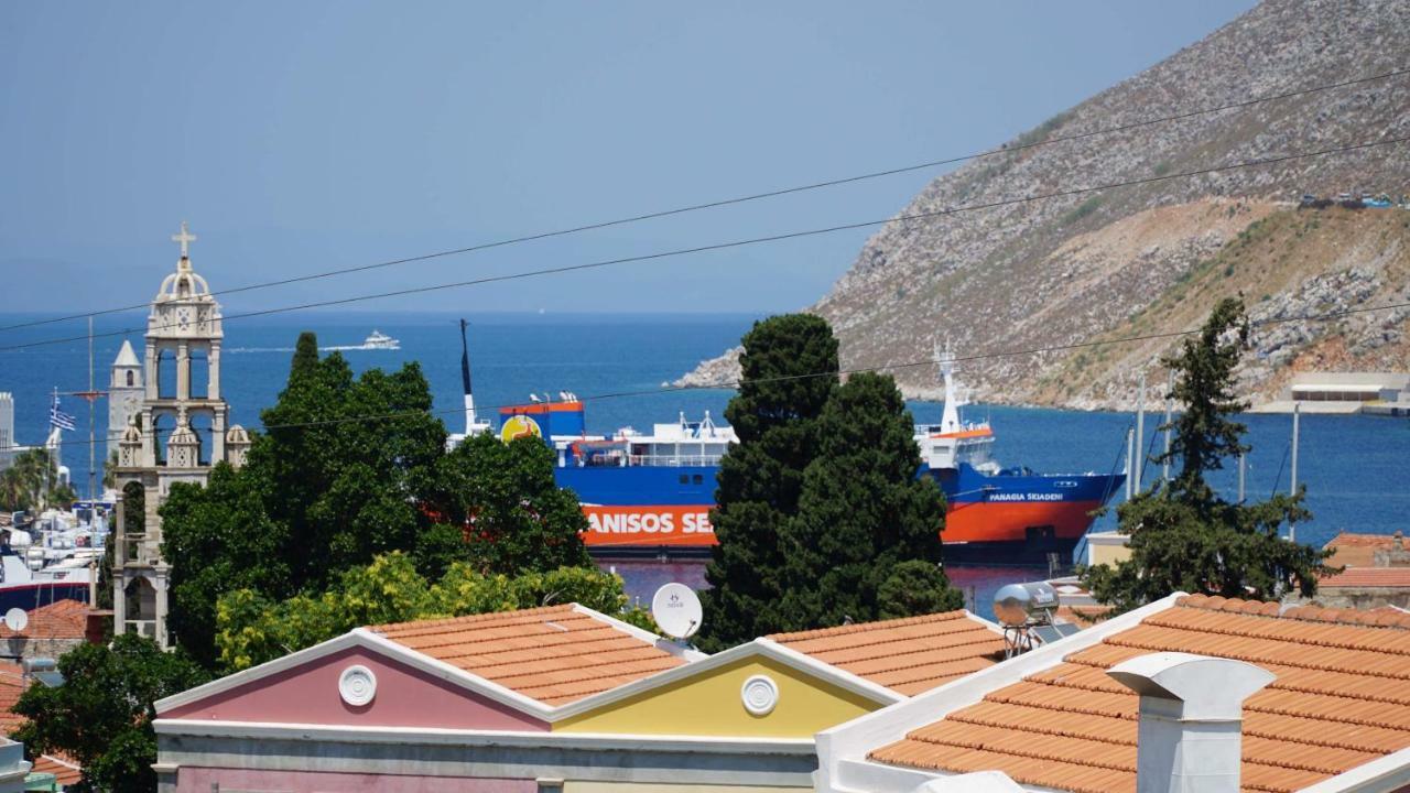 Symi Fos House Villa Bagian luar foto